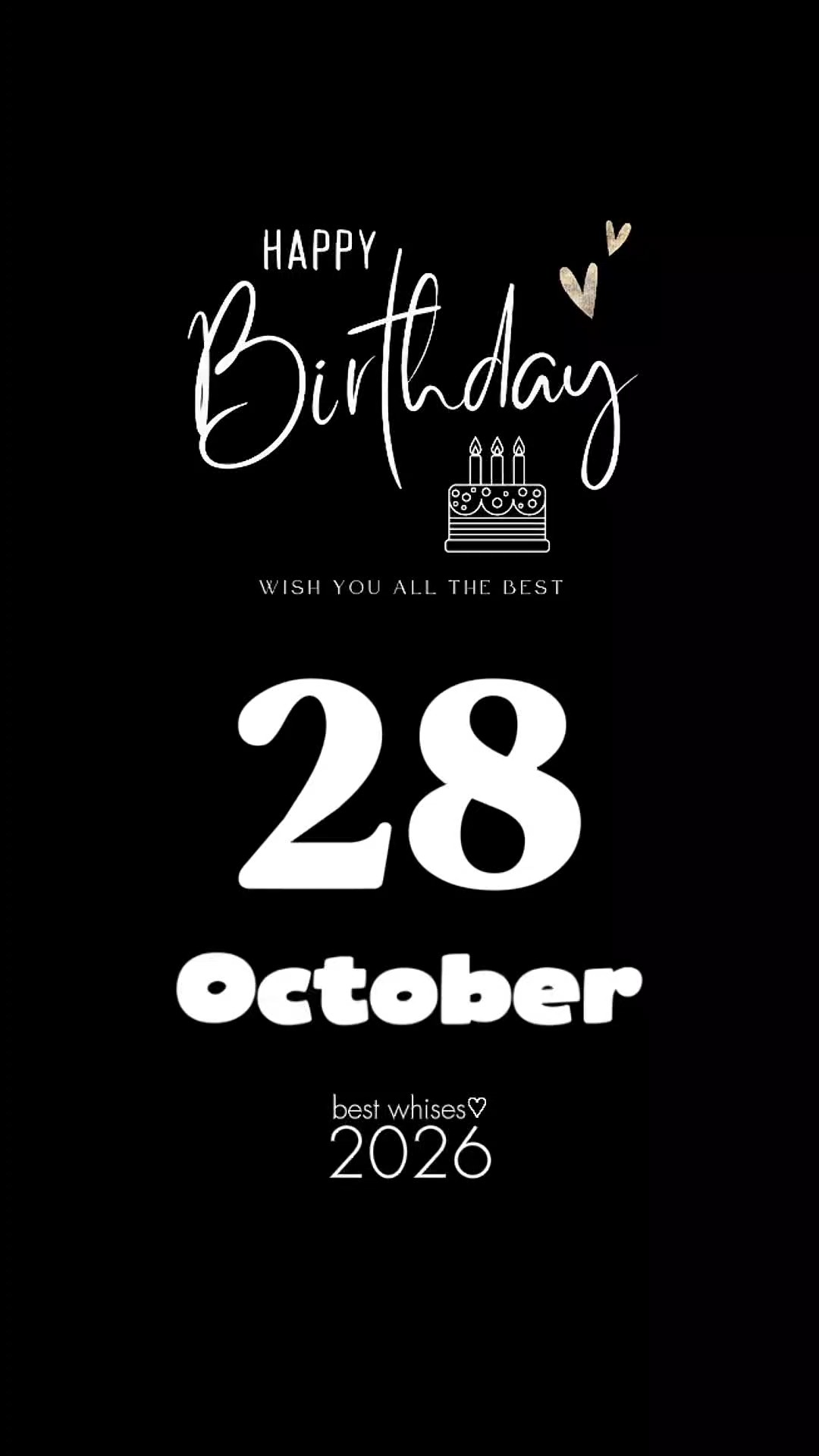 hbd 28 octobre 