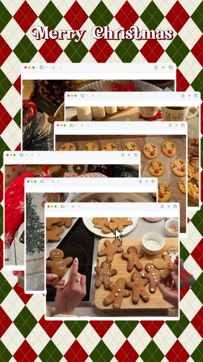 Christmas baking