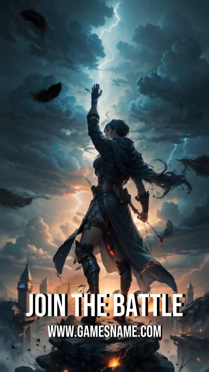 게임 산업 제품 음성 TikTok 스타일에 텍스트 표시