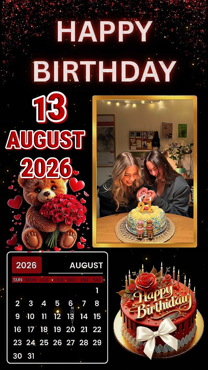 HBD 13 août 2026