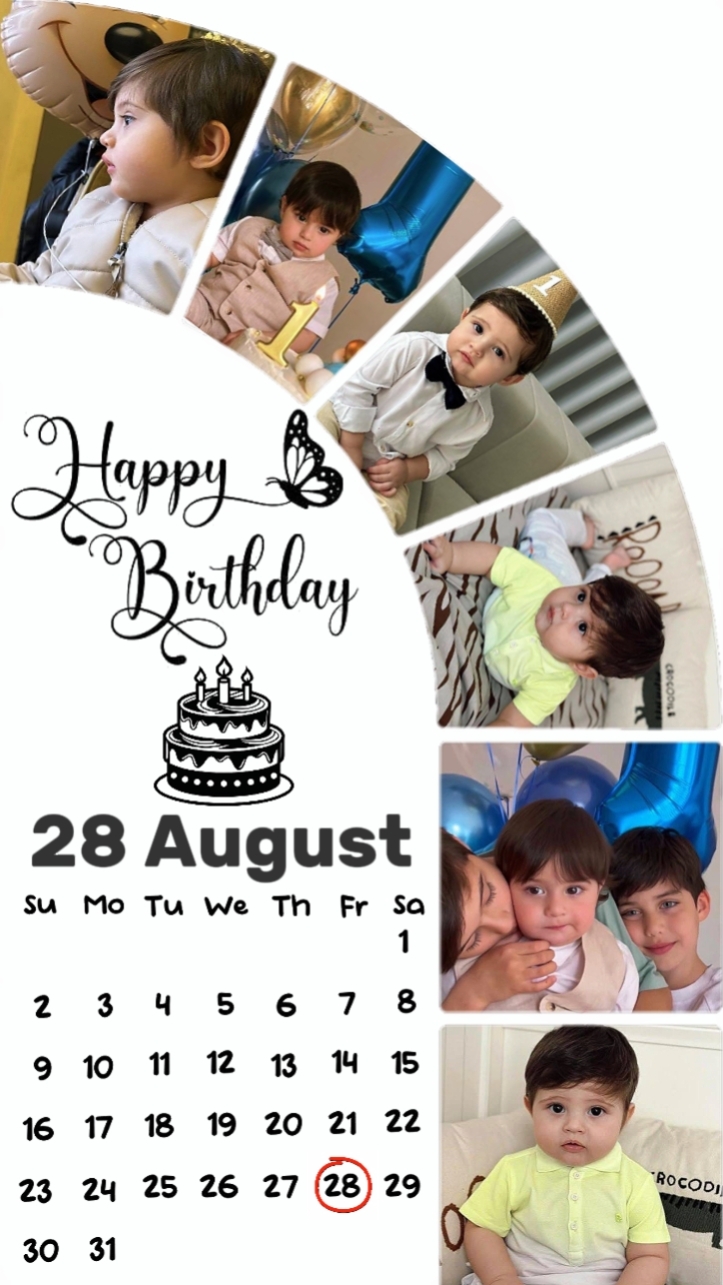 Feliz cumpleaños hijo 28 de agosto