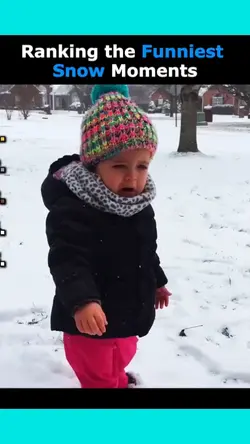 funny snow moment 