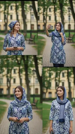 Parkowy portret: delikatny pokaz stylu