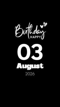 birthday 03 august