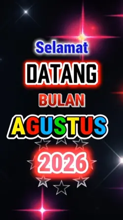 Welcome Agustus 2026