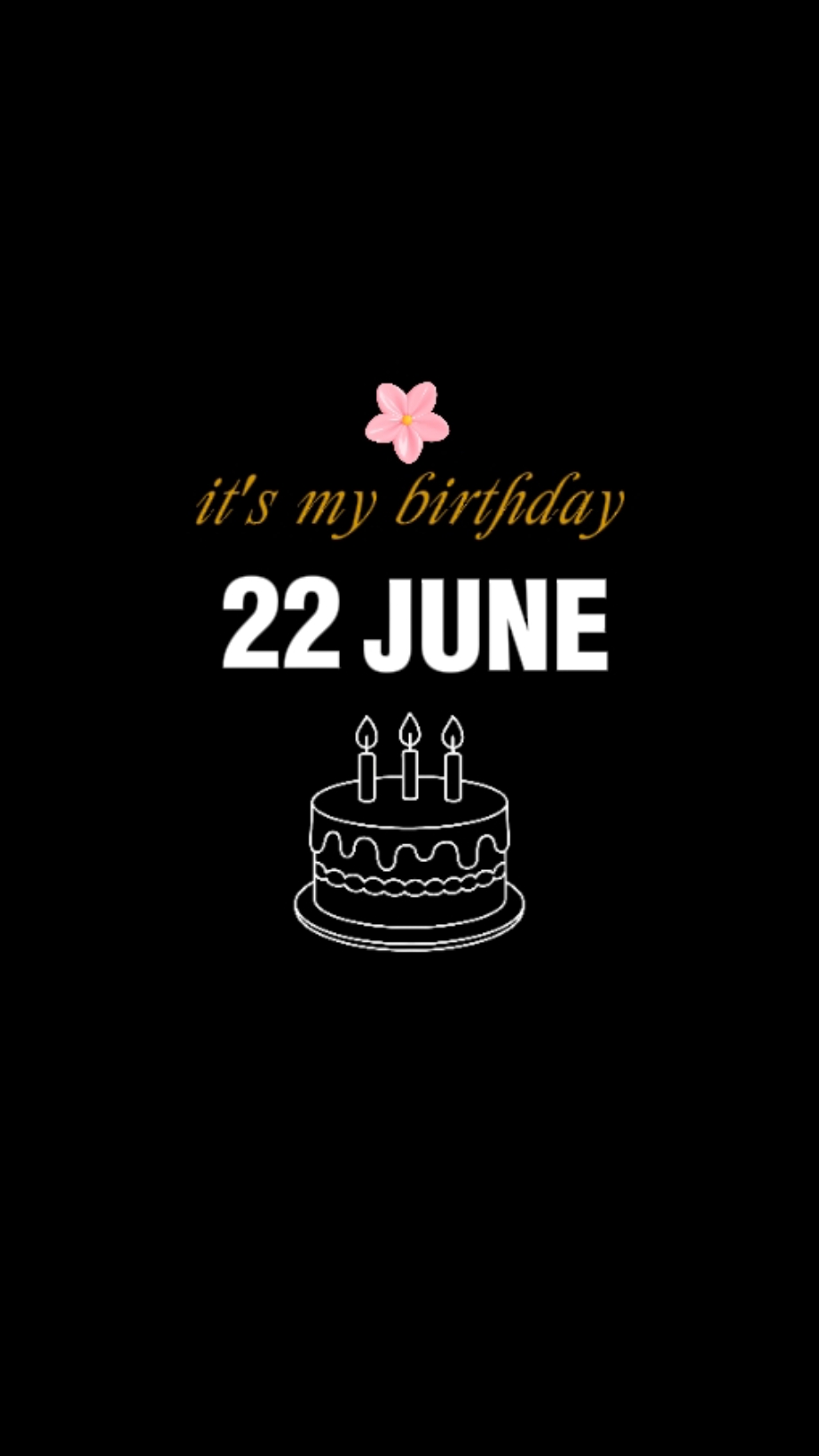 MON ANNIVERSAIRE EST AUJOURD'HUI
