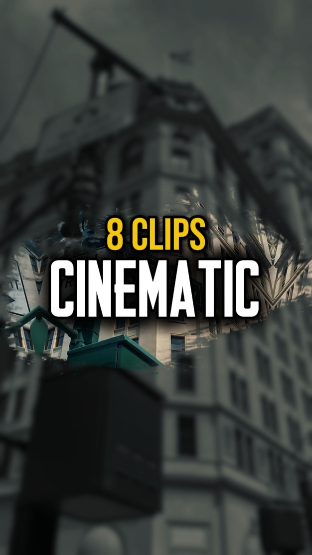 8 clipes cinematográficos