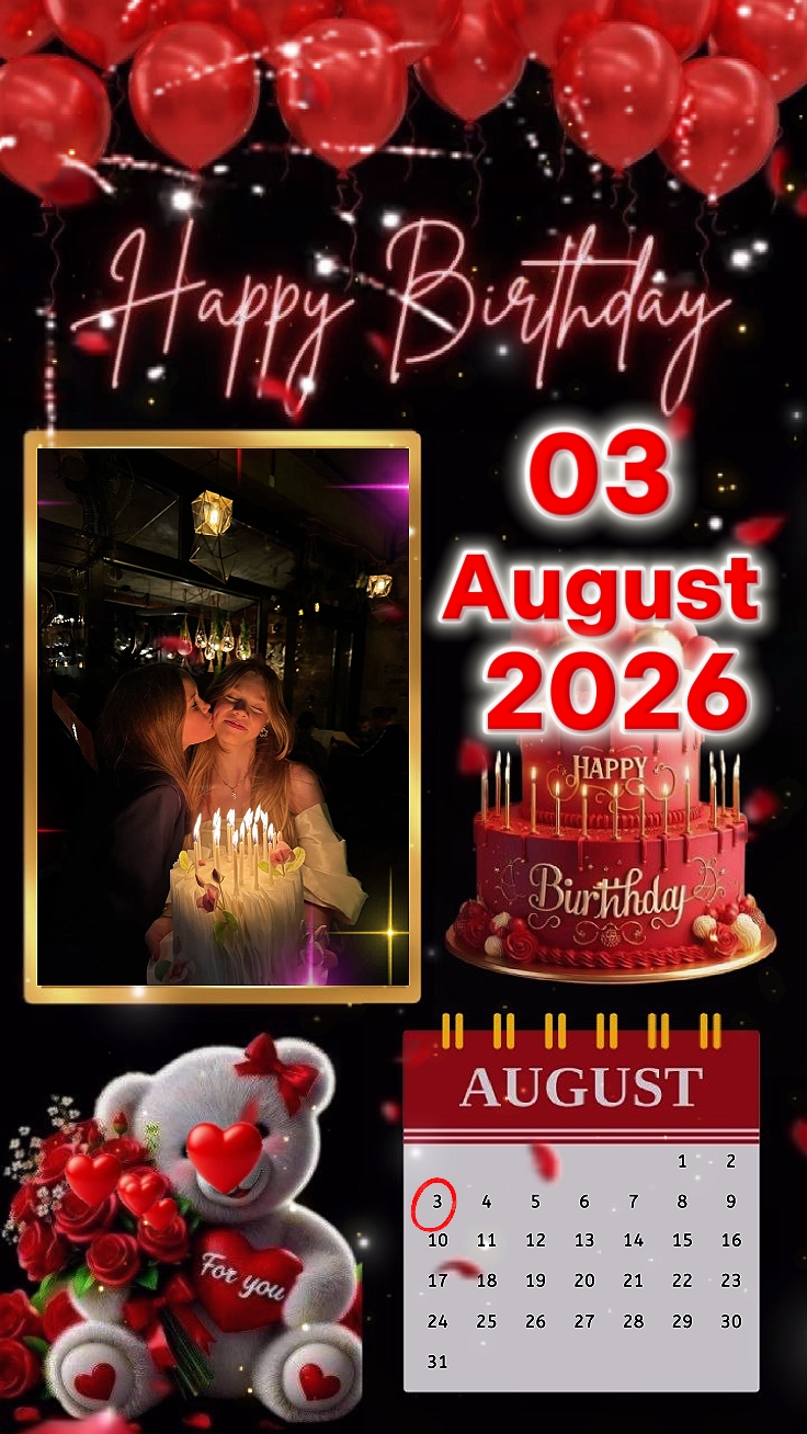 HBD 03 August 2026