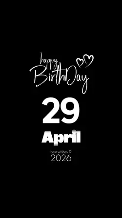 APRIL 29 BIRTHDAY