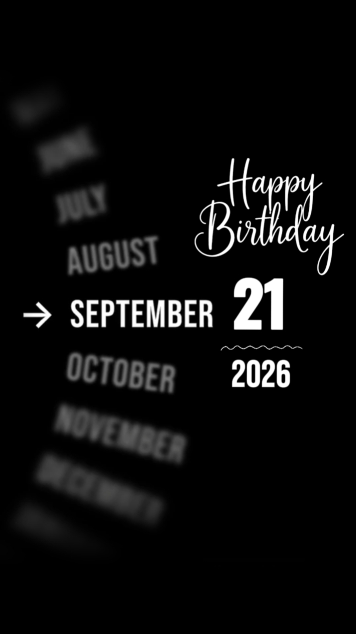 BDAY SON 21 SEPTEMBE