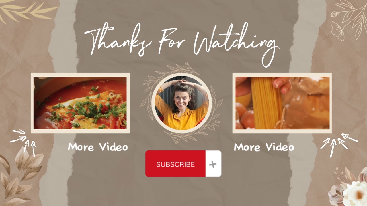 Food Outro Template 