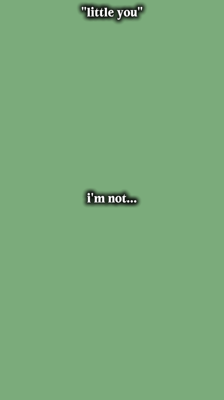 I'm not cute anymore