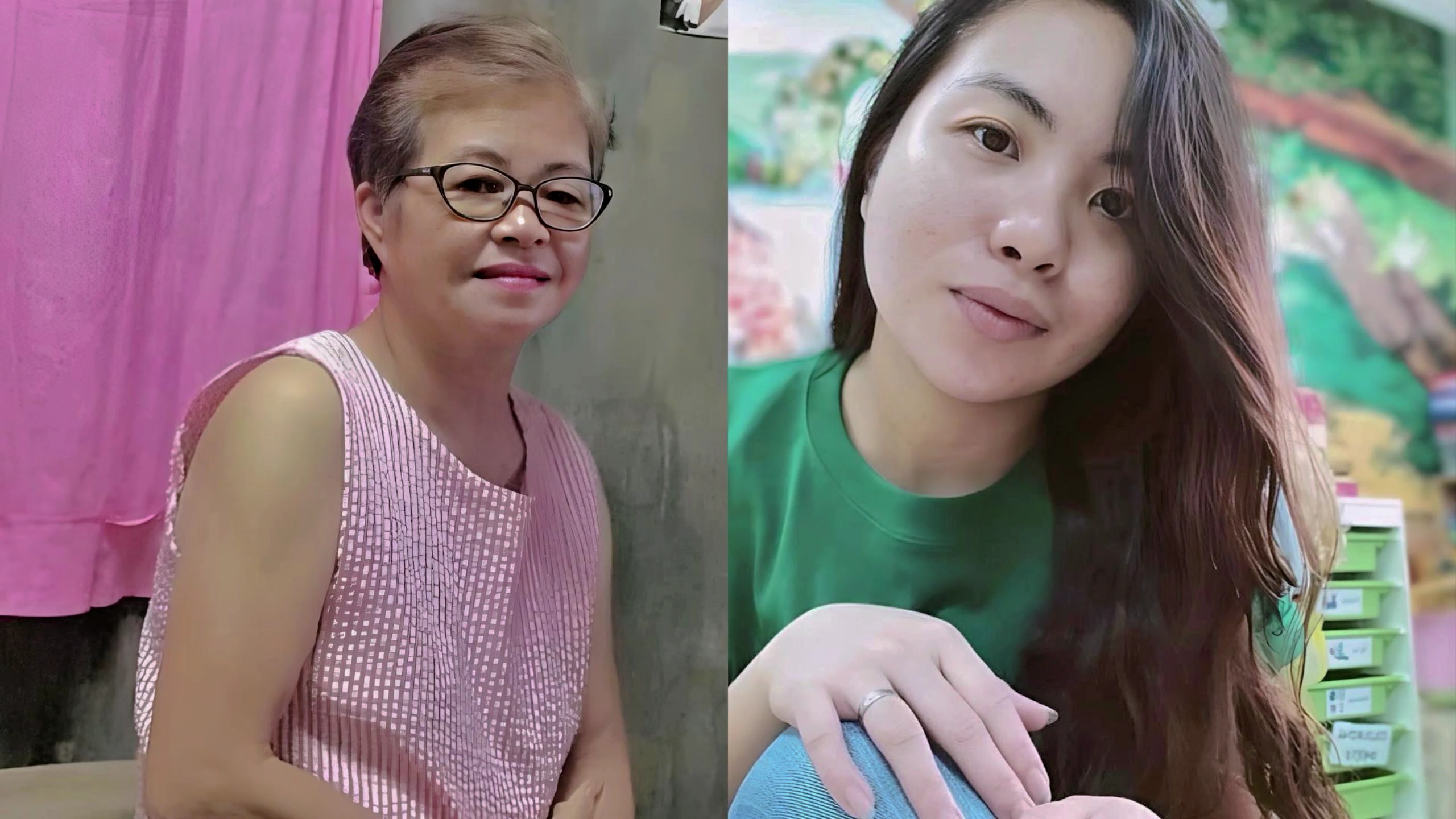 Hugging my mom AI