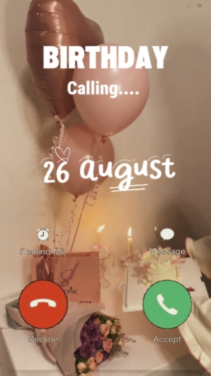 나에게 B'day 