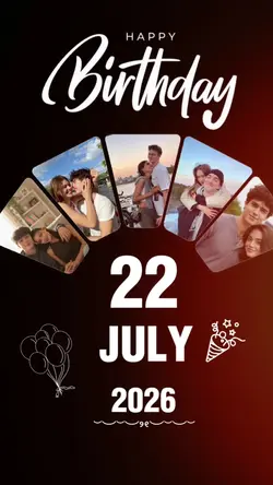 Birthday 22 July
