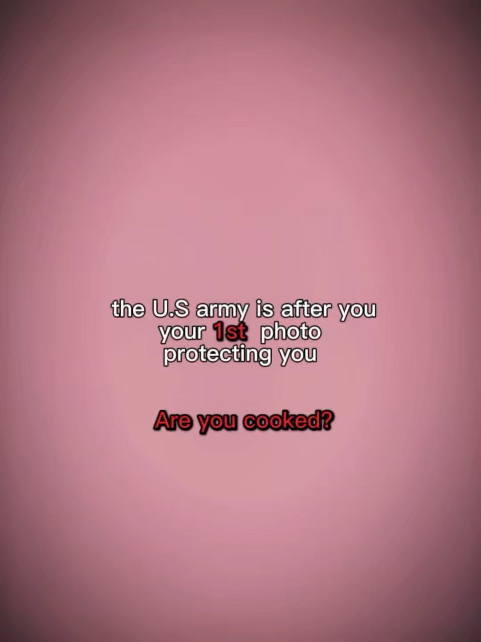 Are you cooked?