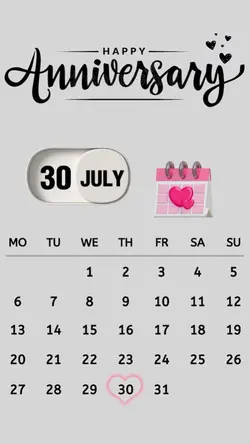 Anniversary 30 July