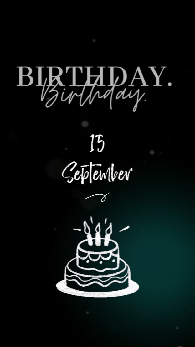 HBD 15 SEPT 2026