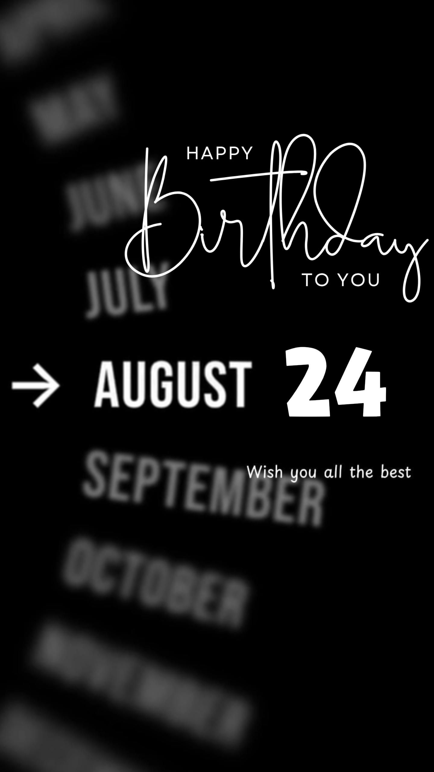 HBD MY LOVE 24 AUGUS