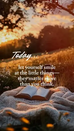 let yourself smile