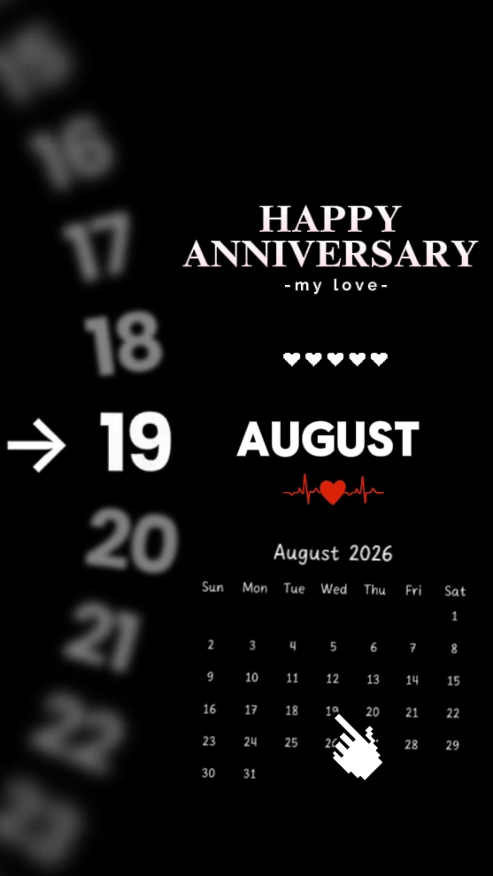MYLOVE BDAY 19 AUG 