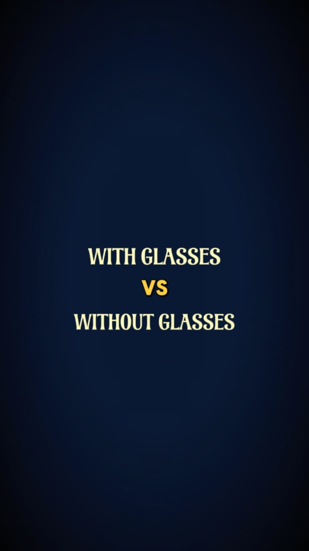trend with glasses