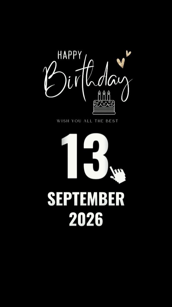 birthday 13september