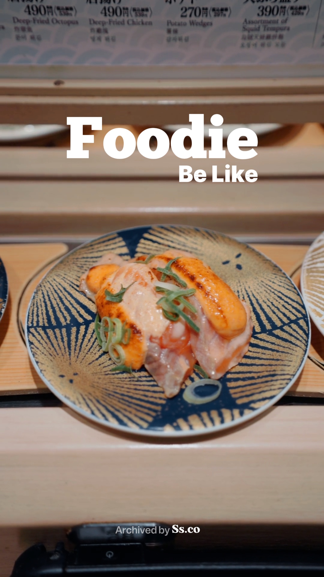 Foodie be like