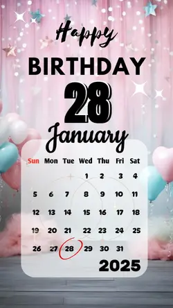 hbd 28 january 2025