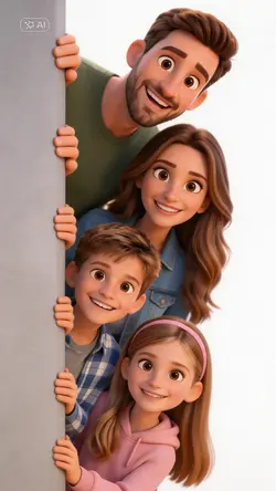 Cartoon Family 