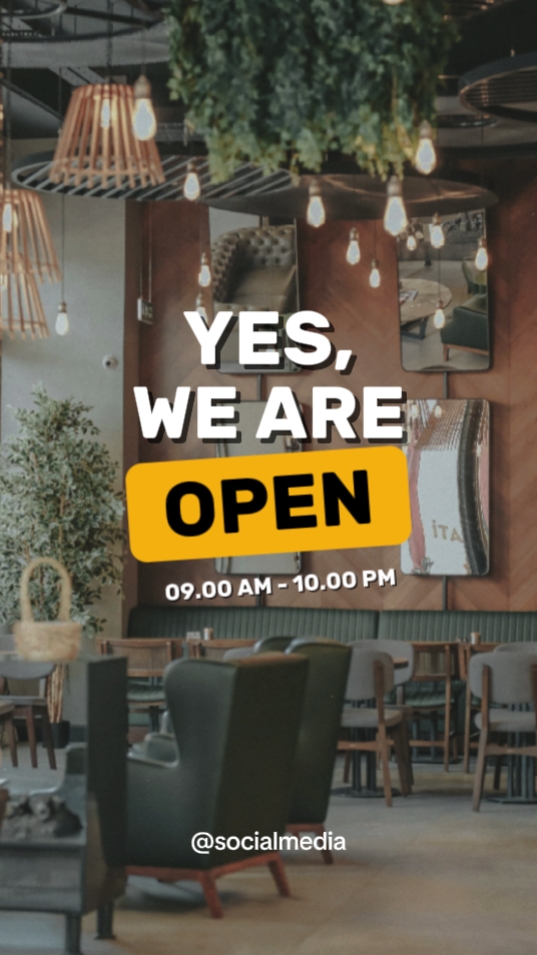 We Are Open 