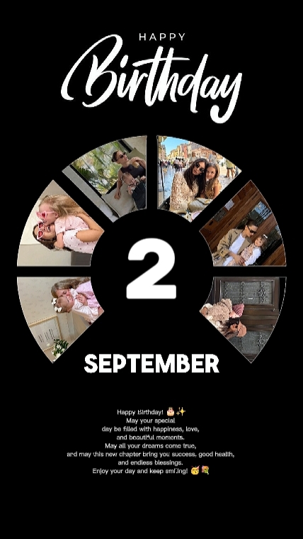 Feliz aniversário 1 de setembro