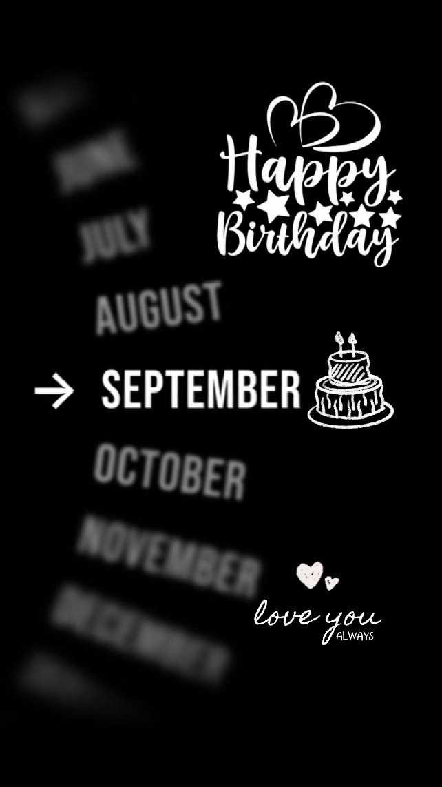 B'day September love