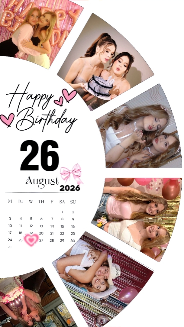 CUMPLEAÑOS 26 DE AGOSTO