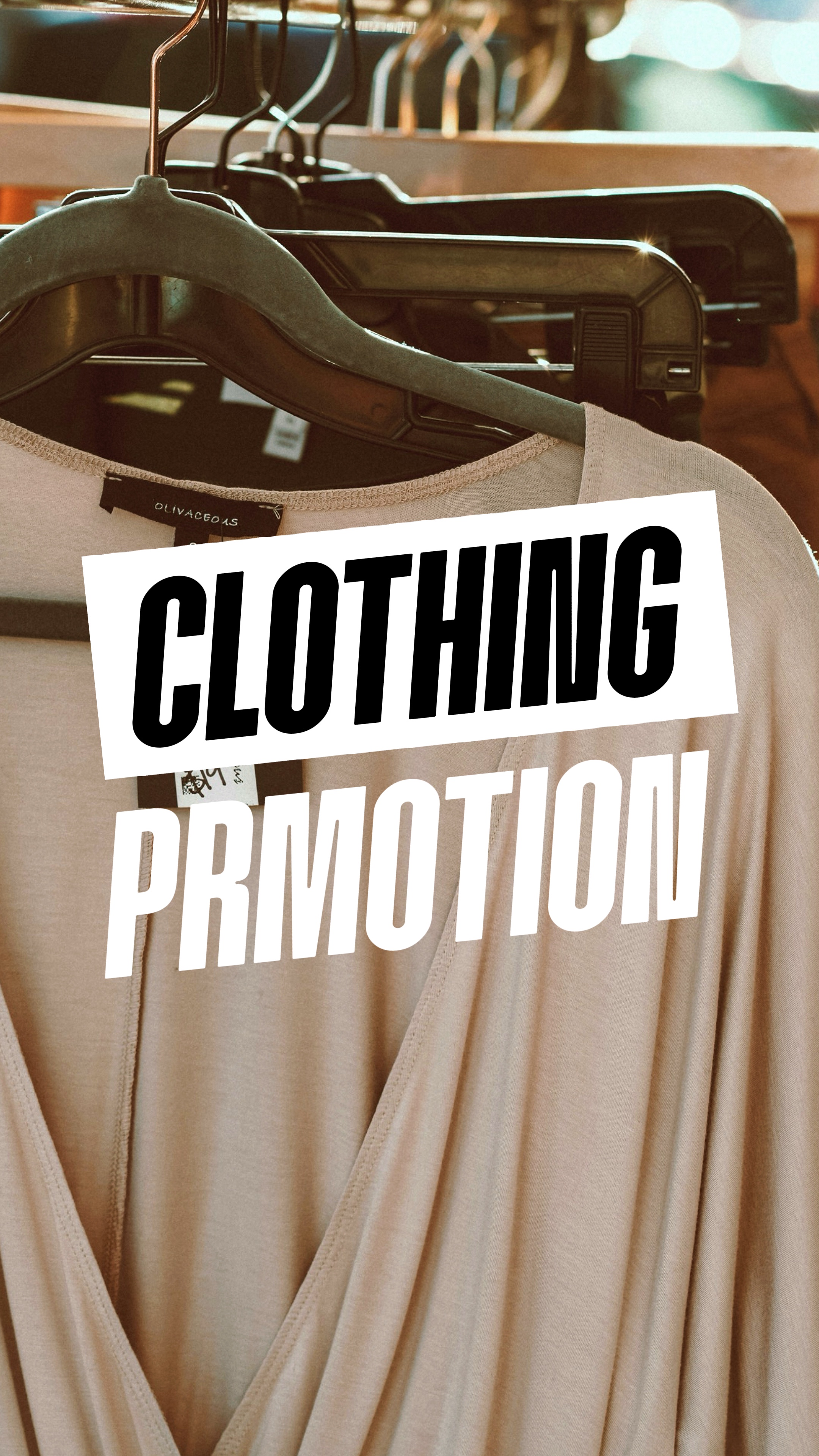 Promotion de vêtements 