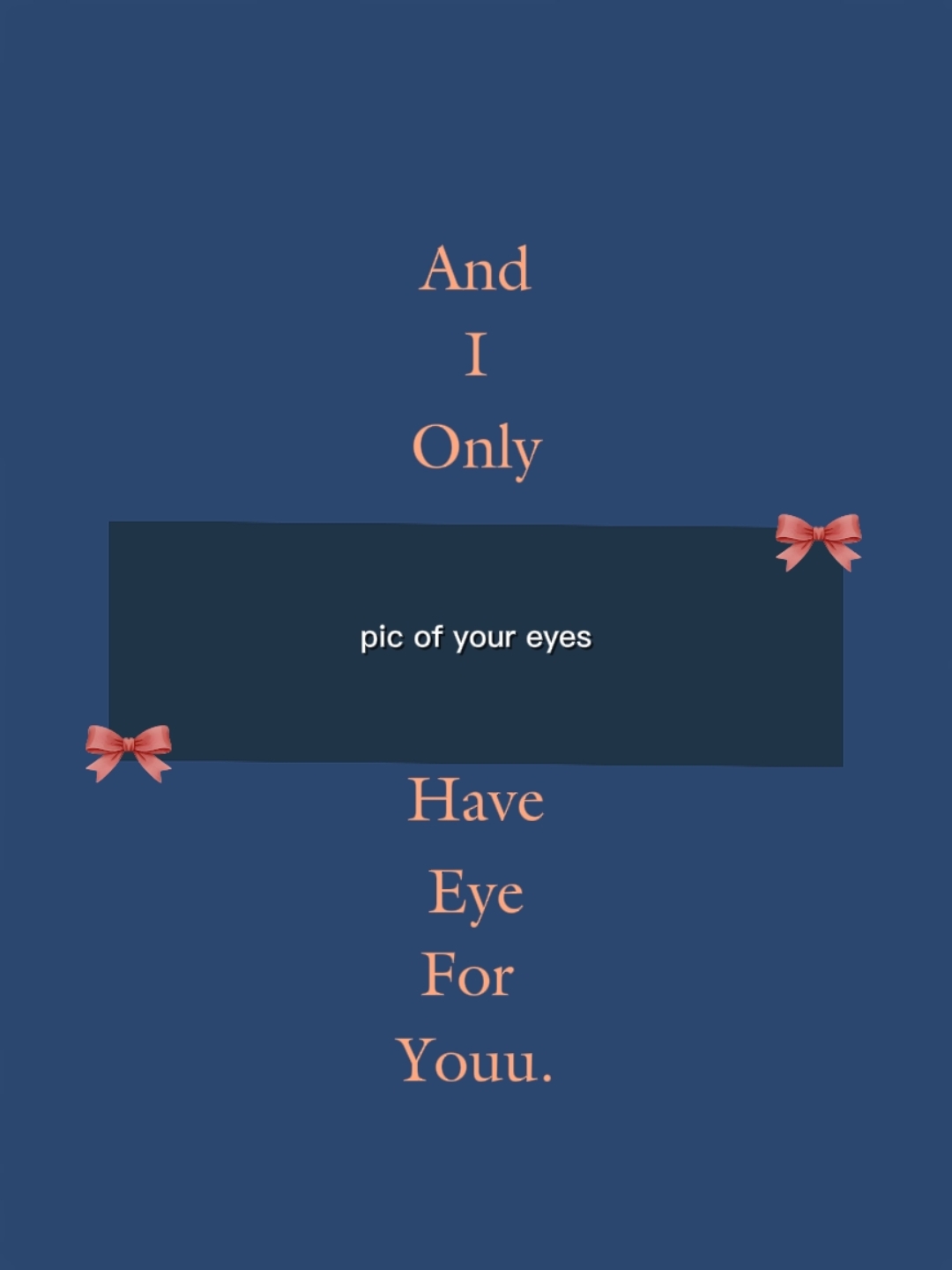 Tes yeux