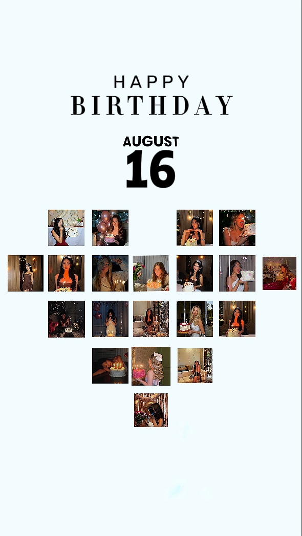 AUGUST 16 BIRTHDAY 