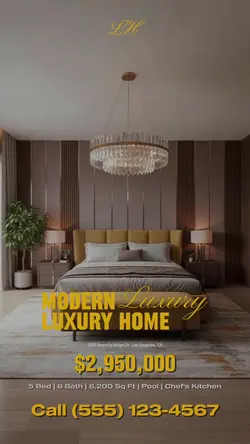 Swipe-to-Reveal Luxury Home Tour