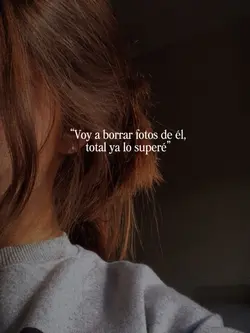 Ya lo superé…
