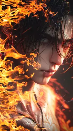Flames fire effect