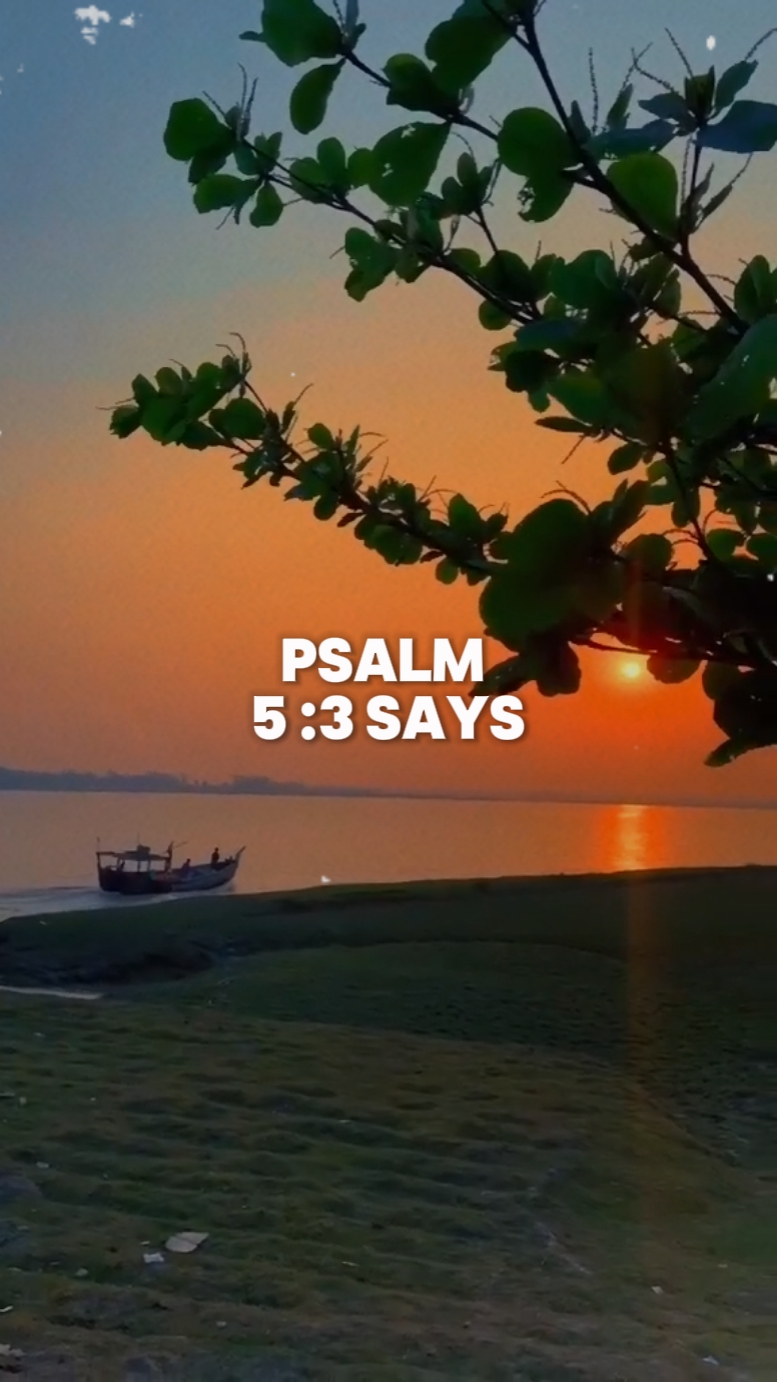 Psalm 5:3