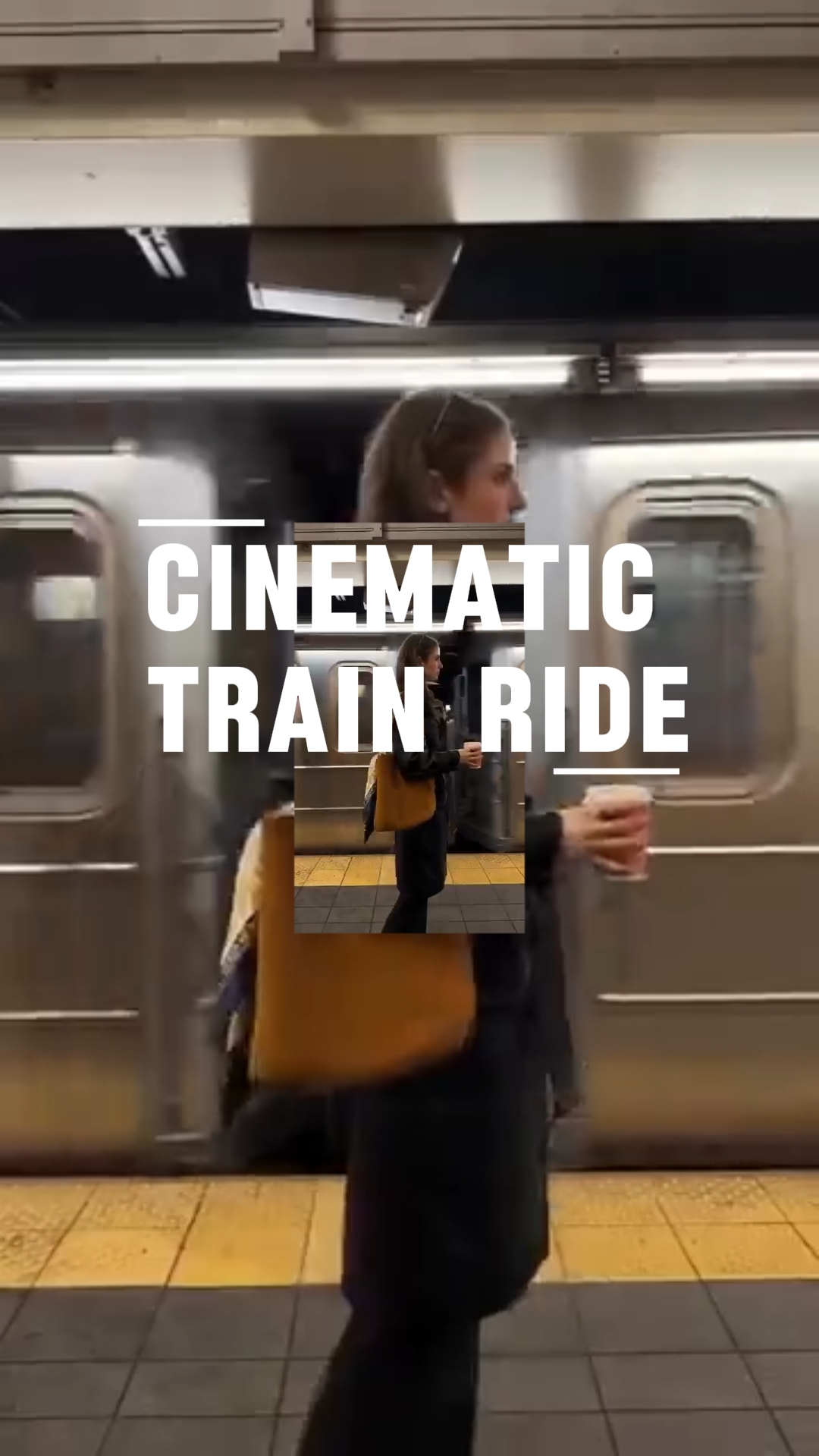 cinematic train ride
