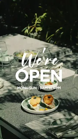 We Are Open
