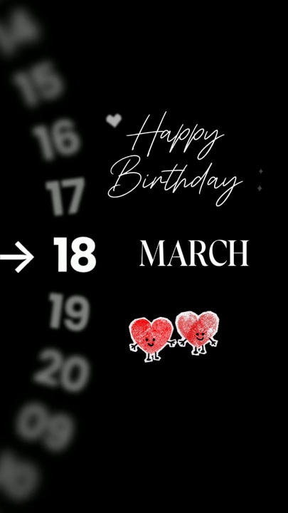 DOĞUM GÜNÜ 18 MART