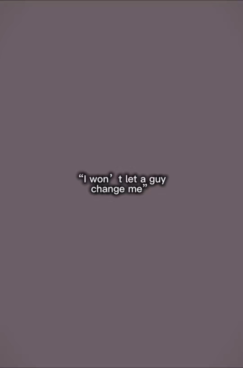 I won’t let