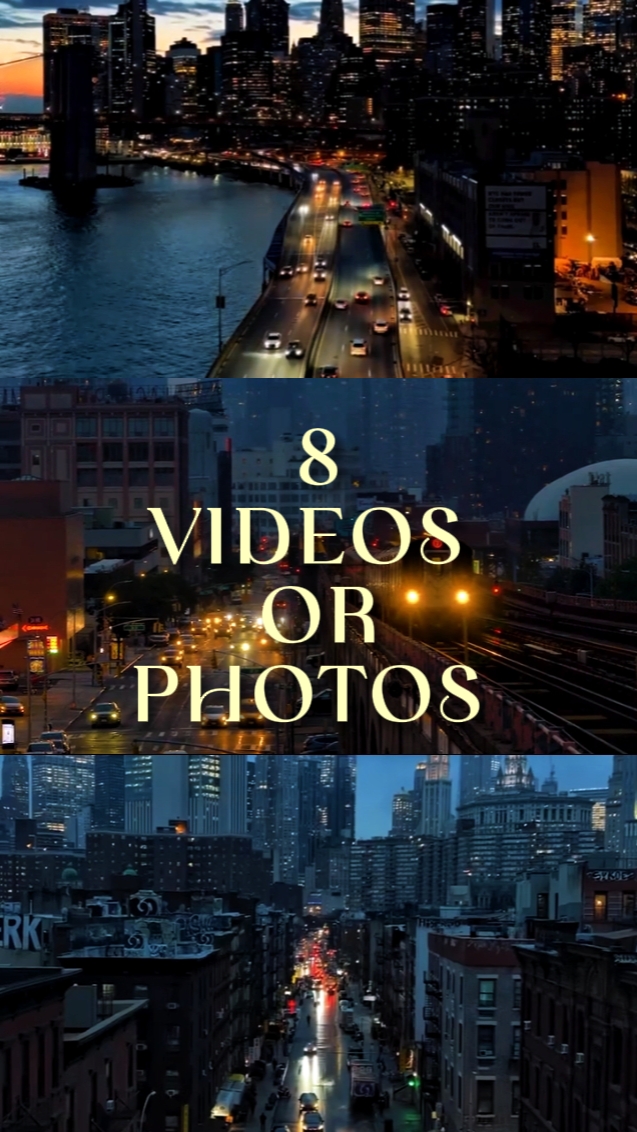 8 VIDEOS O FOTOS 