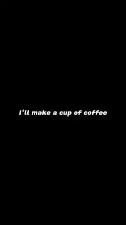 Cup of coffee...