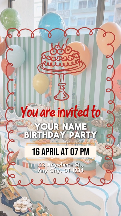 INVITACIÓN DE CUMPLEAÑOS