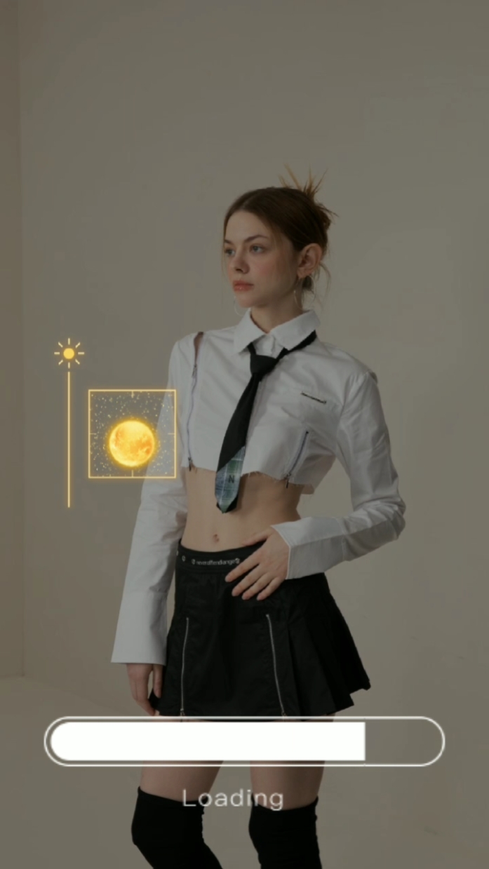 Clothing Product Display Beating Match Tik Tok Style