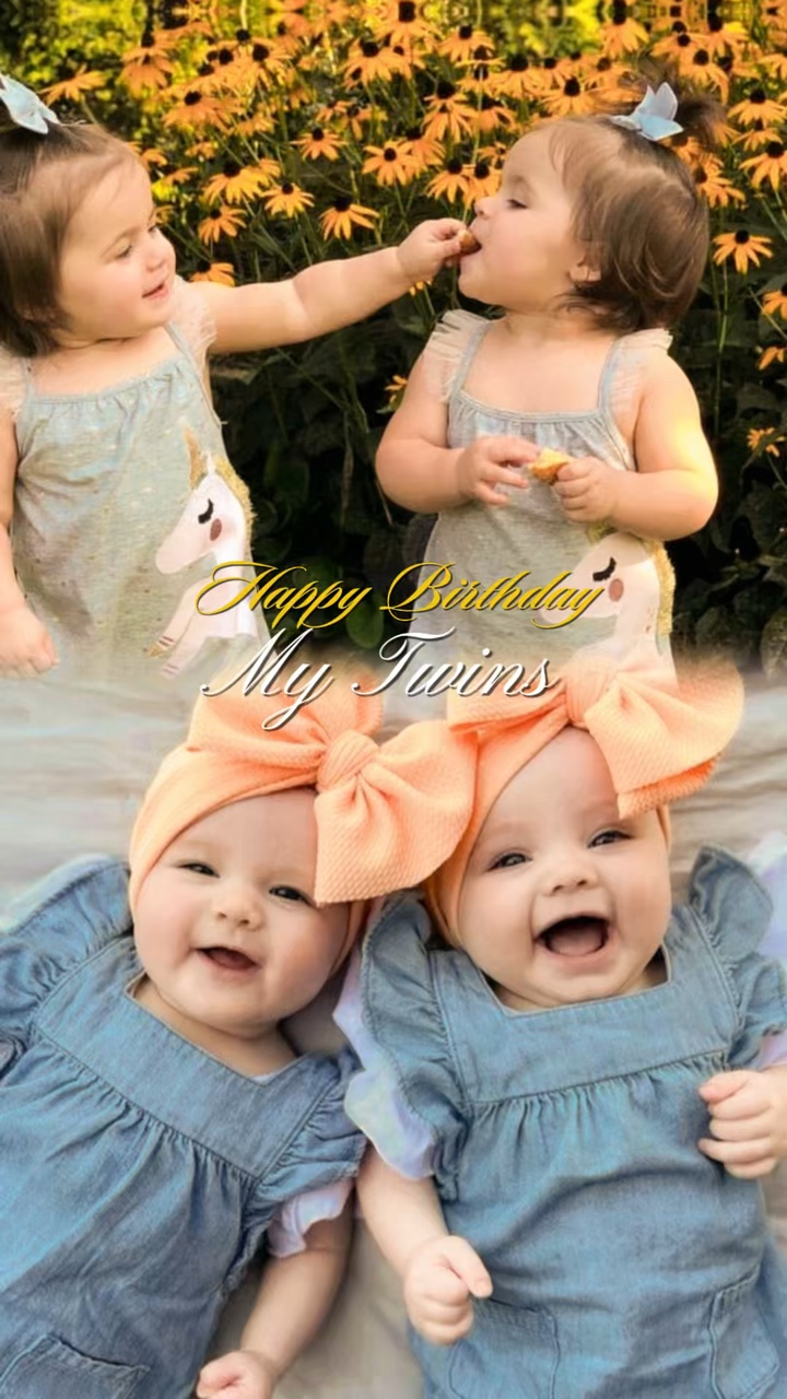 Aniversário meus gêmeos